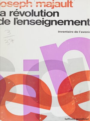 cover image of La révolution de l'enseignement